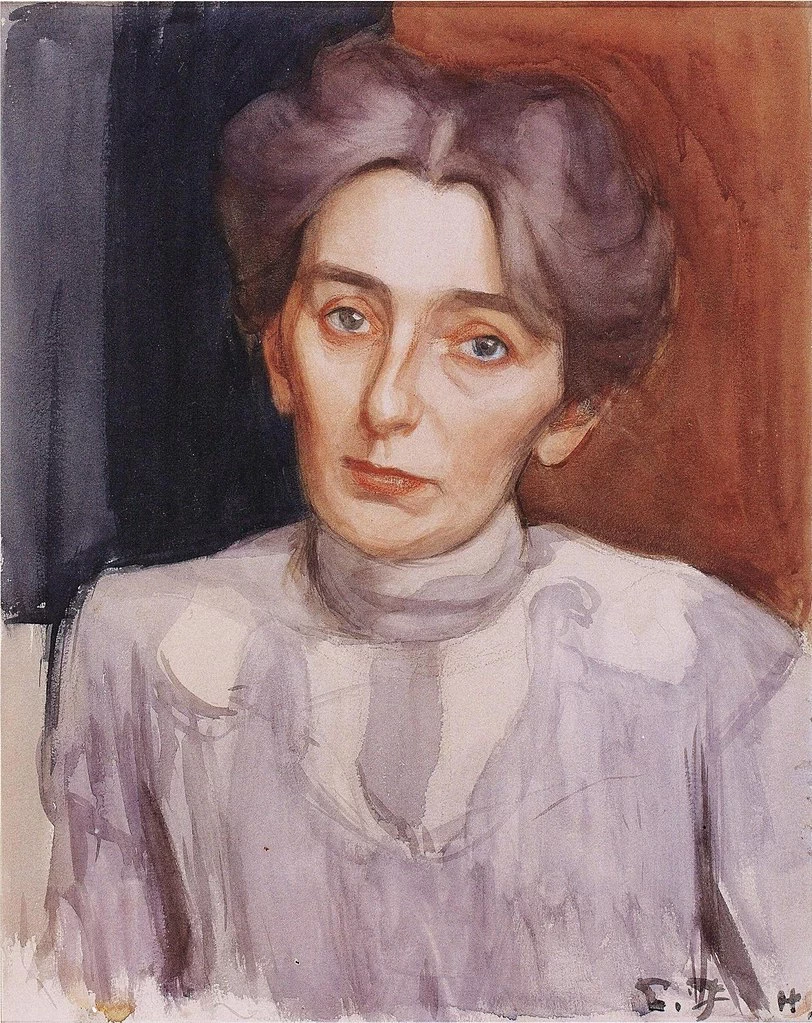 Eero Järnefelt - Ritratto di Eero Järnefelt 1908